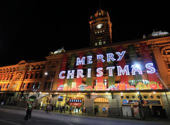 Iconic Flinder Street Station Melbourne