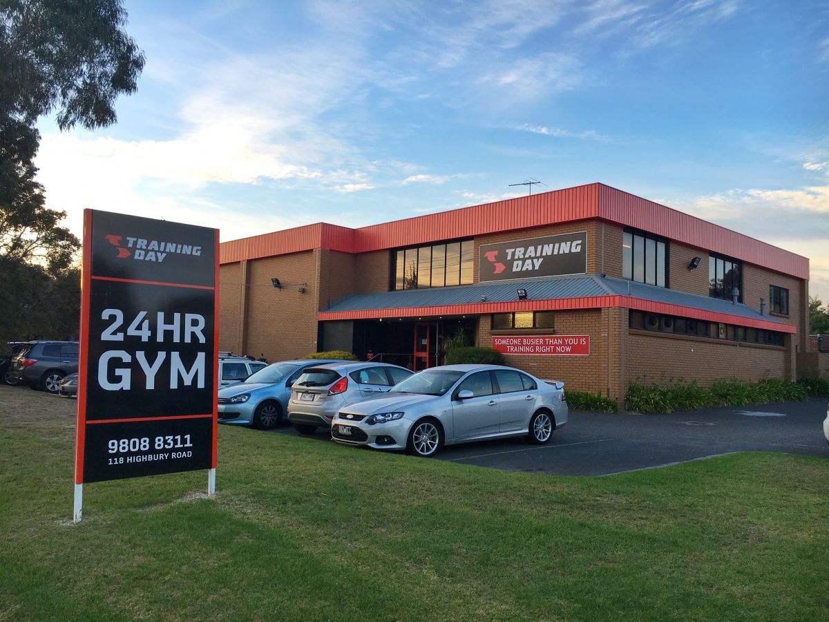 The Training Day health club burwood from outside 