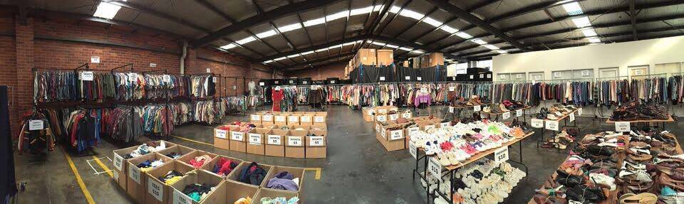 Vintage clothing warehouse sale 2016